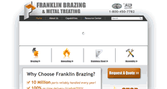 Desktop Screenshot of franklinbrazing.com